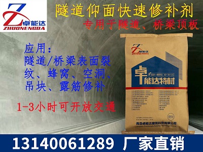 隧道仰麵速凝修補劑